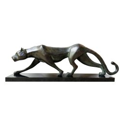 Tóth Kristóf -  Jaguár (20x56x12cm) bronz