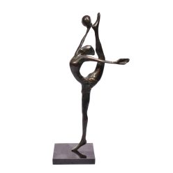 Tóth Kristóf - Tornász labdával (45x20x13cm) bronz