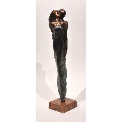 Czobor Sándor - Összeforrva (30x6x6cm) bronz