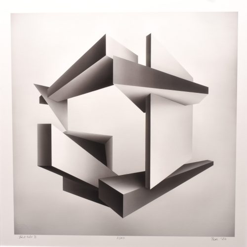 Bors Györgyi - Zárt kör II. 2/10. (50 x 50 cm) print