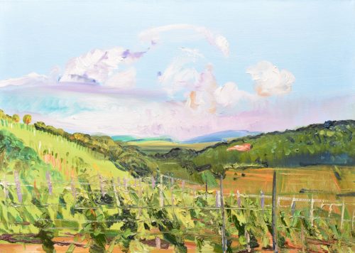 László Dániel - Szilágysámson (50 x 70 cm) olaj/vászon