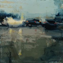 Nagy Tibor - A beton pulzus (30 x 30 cm) olaj/fa