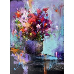 Gécseg András - Szellőtánc (38x28cm) pasztell/papír