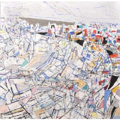 Bihon Győző - Szentendre (60x60) olaj/vászon