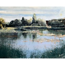   Neogrády Antal - Kányavári sziget (40 x 50 cm) olaj/farost