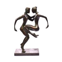 Tóth Kristóf - Duett (35x25x10cm) bronz