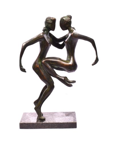 Tóth Kristóf - Duett (35x25x10cm) bronz