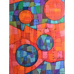 Pálfy Julianna - Metszéspontok (80 x 60 cm) olaj/vászon