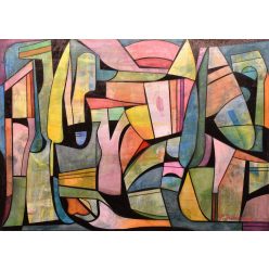Pálfy Julianna - Kavalkád (50 x 70 cm) olaj/vászon