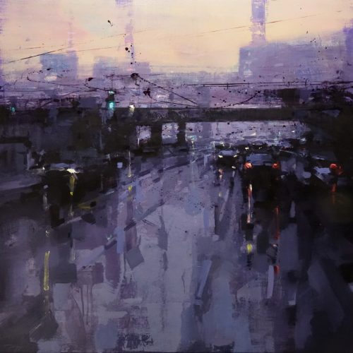 Nagy Tibor - A belső végtelenség (80x80cm) olaj/vászon