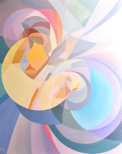 Csóka László - Metamorfózis (100x80cm) olaj/vászon