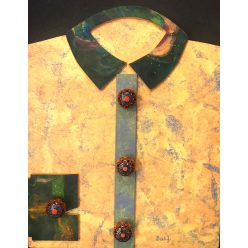   Bak Judit – Női realitás: Vasalt ing (No.I.) (53 x 43 cm) olaj/fa