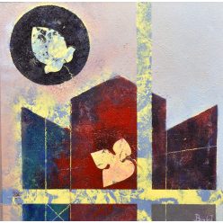   Bak Judit – Minden napra egy gondolat: Szárnyas oltár (30 x 30 cm) olaj/fa