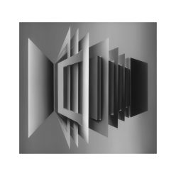   Bors Györgyi - Kockahámozás II. 1/5. (70 x 70 cm) print/papír