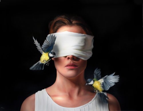 Duhaj Péter - Látomás (80 x 100 cm) olaj/vászon