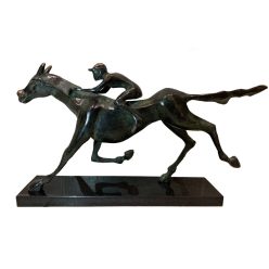 Tóth Kristóf -  Galopp (25x45x9cm) bronz