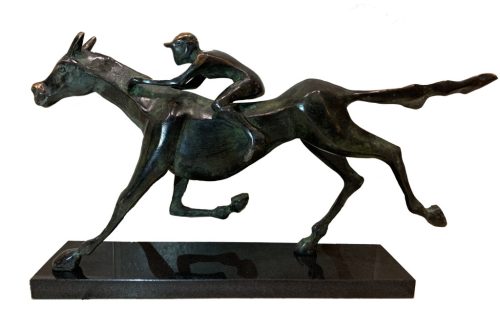 Tóth Kristóf -  Galopp (25x45x9cm) bronz