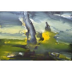 Kokas Ignác - A lélek otthona (32x47cm) olaj/karton