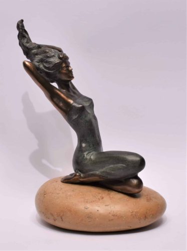 Sándor Czobor - Eden  (25x16cm) bronze