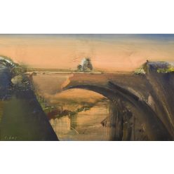 Kokas Ignác – Csonka híd (50x80 cm) olaj/farost