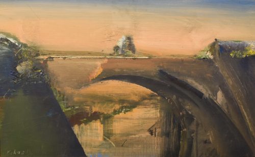 Kokas Ignác – Csonka híd (50x80 cm) olaj/farost